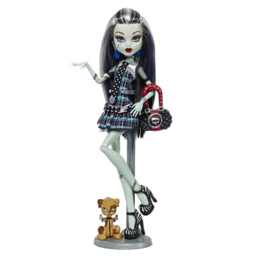 Monster High Frankie Stein Reproduction Doll With Doll Stand & Accessories, SOLD OUT