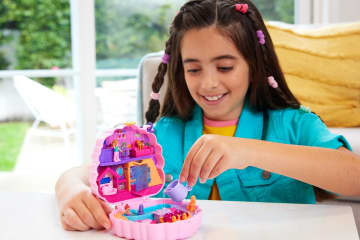 Polly Pocket Set de Juego Compacto Spa de Poodle