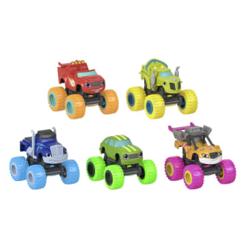 Fisher-Price Blaze And the Monster Machines Neon Wheels 5-Pack Of Diecast Toy Trucks