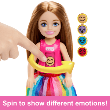 Barbie Art Therapy Playset With 2 Dolls, Pet & Accessories, Shirt On Small Doll Rotates Emoji