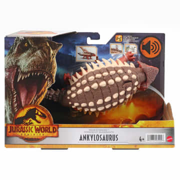 Jurassic World Dinosaurio de Juguete Ankylosaurus Ruge y Ataca