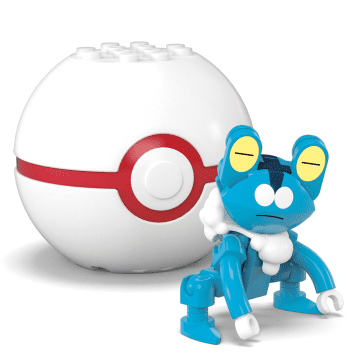 MEGA Pokémon Froakie Building Toy Kit, Poseable Action Figure (29 Pieces) For Kids