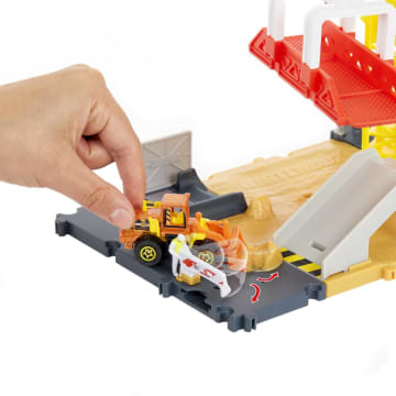 Matchbox Pista de Brinquedo Conjunto de Ação Construção - Imagen 2 de 6