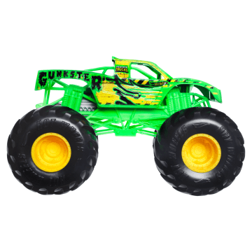 Hot Wheels Monster Trucks Vehículo de Juguete Gunkster Escala 1:24 - Imagen 2 de 3