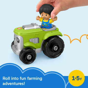 Fisher-Price Little People Tractor Farm Toy & Figure Set For Toddlers, 2 Pieces - Imagem 2 de 6