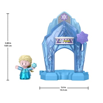 Disney Frozen Elsa's Palace Little People Portable Playset With Figure For Toddlers