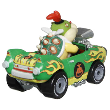 Hot Wheels Mario Kart Veículo de Brinquedo Bowser Jr Flame Flyer - Imagen 4 de 5