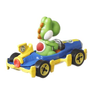 Hot Wheels Mario Kart Veículo de Brinquedo Yoshi Match - Imagen 3 de 4