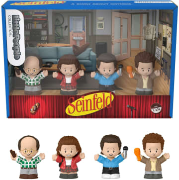 Fisher-Price Little People Collector Seinfeld Special Edition Set, 4 Figures in Gift Package - Image 1 of 6
