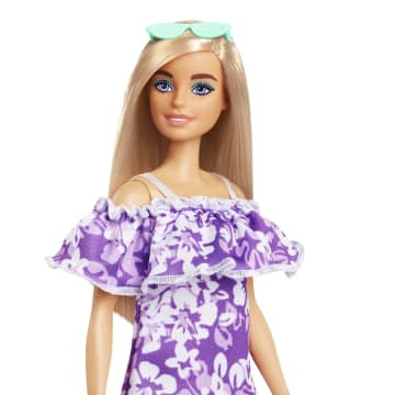 Barbie Fashion & Beauty Boneca Malibu Aniversário 50 Anos Vestido Flores