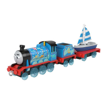 Thomas Andfriends Gordon Toy Train, Push-Along Engine With Boat Cargo, Gordon Sets Sail - Imagen 1 de 6