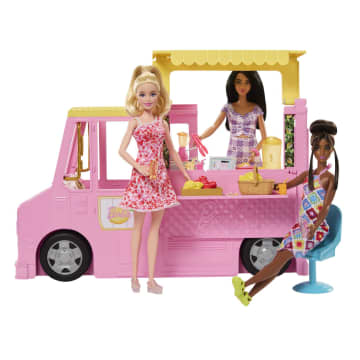 Barbie Camion à Limonade Coffret 25 Éléments de Jeu - Imagen 5 de 5