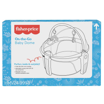 Fisher-Price On-the-Go Baby Dome Portable Bassinet And Play Space With Toys, Whimsical Forest