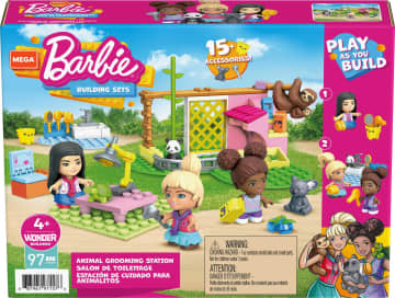 MEGA Barbie Juguete de Construcción Estación de Cuidado para Animalitos