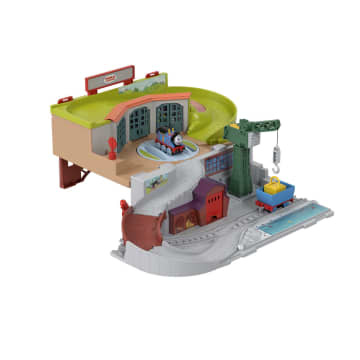 Fisher-Price Thomas & Friends Sodor Take-Along Train Set With Die-Cast