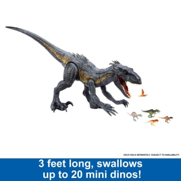 Jurassic World: Fallen Kingdom Dinosaur Toy, Super Colossal indoraptor Figure - Imagem 4 de 5