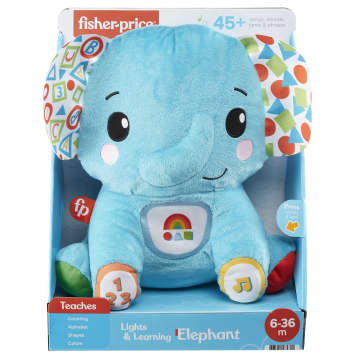Fisher-Price Lights & Learning Elephant Musical Plush Toy