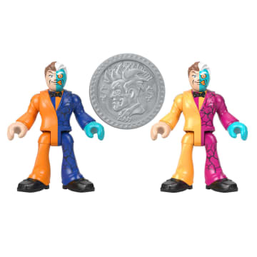 Imaginext DC Super Friends Figura de Acción Color Changers Batman™ & Two Face™ - Imagen 5 de 6