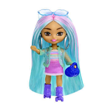 Barbie Extra Mini Minis Muñeca Cabello Azul