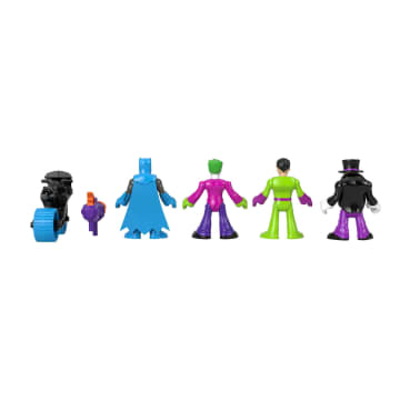 Imaginext DC Super Friends Batman & Villains Figure Set, 7-Piece Preschool Toys - Image 3 of 6