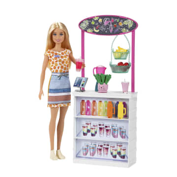 Barbie Fashion & Beauty Boneca Conjunto de Sucos Tropicais