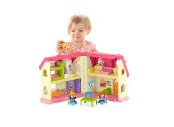 Fisher-Price Little People Toddler Playset With Sounds, Songs & Phrases, Surprise & Sounds Home, 7 Pieces
