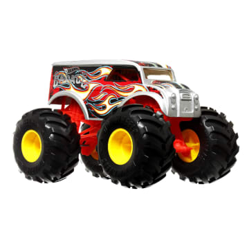 Hot Wheels Monster Trucks Vehículo de Juguete Dairy Delivery Escala 1:24 - Imagen 3 de 5