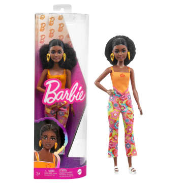 Barbie Fashionista Muñeca Pantalón Floreado - Image 1 of 5