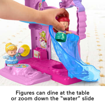 Disney Princess Play & Go Castle Little People Portable Playset & 2 Figures For Toddlers
