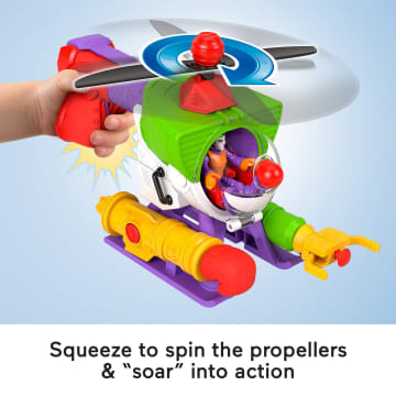 Imaginext DC Super Friends the Joker Robo Copter Toy Robot Figure & Helicopter, 3-Pieces - Imagem 3 de 6