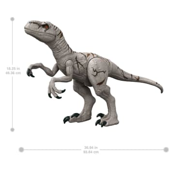 Jurassic World Dominion Large Dinosaur Toy, Super Colossal Atrociaptor - Image 4 of 6