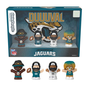 Little People Collector Jacksonville Jaguars Special Edition Set For Adults & NFL Fans, 4 Figures - Image 1 of 6