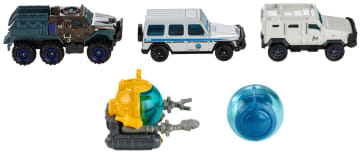 Matchbox Jurassic World 1:64 Die-Cast Vehicle & Dinosaur 5-Packs - Imagen 2 de 4