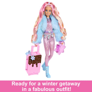 Travel Barbie Doll With Snow Fashion, Barbie Extra Fly - Imagem 3 de 6