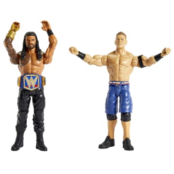 WWE Championship Showdown Roman Reigns vs John Cena Action Figures, 2 Pack With Championship (6- in) - Image 4 of 6