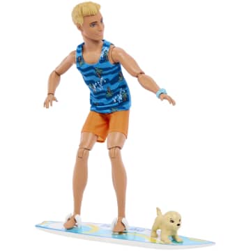 Barbie Fashion & Beauty Boneco Ken Dia do Surf - Image 4 of 6