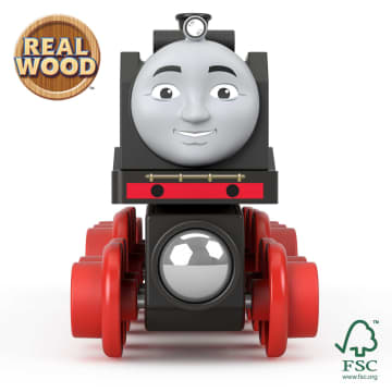 Thomas & Friends Wooden Railway Hiro Train, Engine And Coal Car