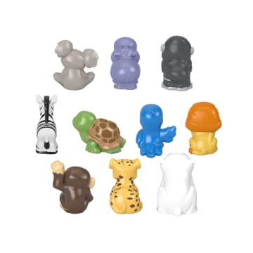Fisher-Price Little People 10-Piece Animal Pack Figure Set For Toddler Pretend Play