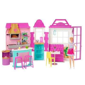 Barbie Cook ‘n Grill Restaurant Doll And Playset - Image 1 of 6