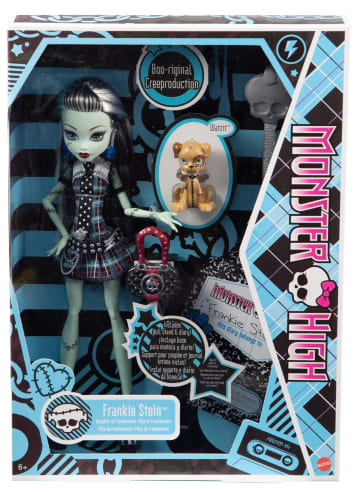 Monster High Frankie Stein Reproduction Doll With Doll Stand & Accessories, SOLD OUT