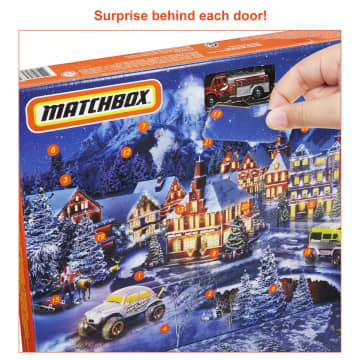Matchbox Advent Calendar, Holiday Gift For Kids 3 Years Old & Up