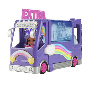Barbie Extra Mini Minis Tour Bus Playset With Doll, Expandable Vehicle, Clothes And Accessories - Image 5 of 6