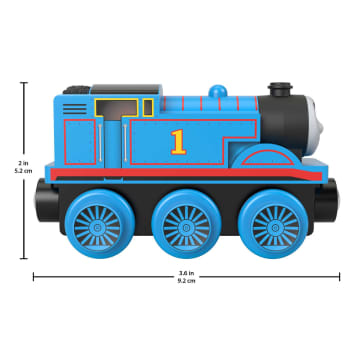 Fisher-Price Thomas & Friends Wooden Railway Thomas Engine - Image 5 of 6