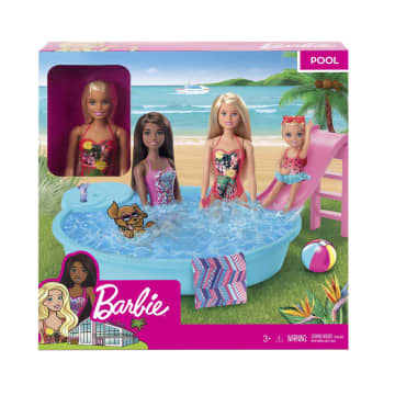 Barbie Set de Juego Piscina Glam con Muñeca