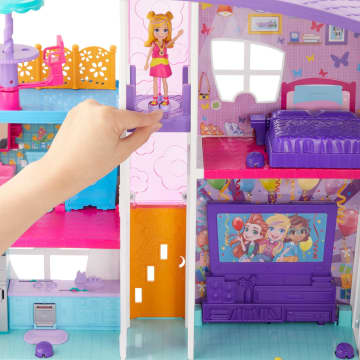 Polly Pocket Conjunto de Brinquedo Mega Casa de Surpresas