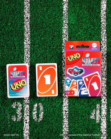 UNO Super Bowl Lvii Card Game For Kid, Adult, Family And Game Nights