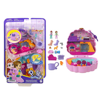 Polly Pocket Set de Juego Compacto Spa de Poodle