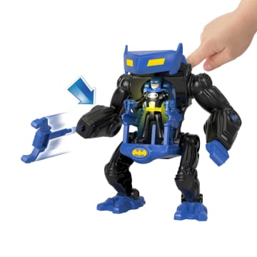 Imaginext DC Super Friends Veículo de Brinquedo Robô de Batalha Batman - Imagem 4 de 6