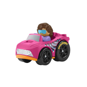 Little People Hot Wheels Juguete para Bebés Vehículo Wheelies Rosa Convertible - Image 1 of 6