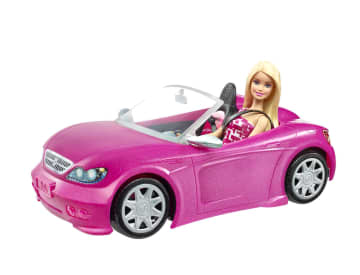 Barbie Poupée Barbie et Son Cabriolet
